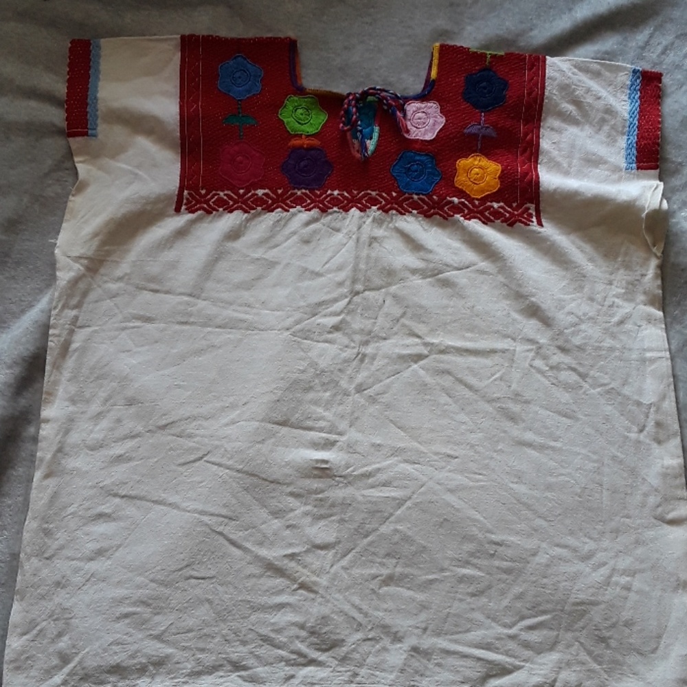 Handmade embroider top